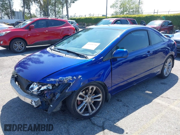 2008 Honda Civic Cpe Si with VIN 2HGFG21558H703002, listed as a IAAI auction lot 41939750 with 155,156 mi miles. Bid and sale history available at carsss.com. Image 18.