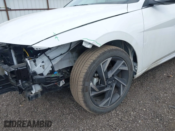 2024 Hyundai Elantra SEL with VIN KMHLS4DG6RU696600, listed as a IAAI auction lot 42421377 with 11,944 mi miles and . Bid and sale history available at DreamBid. Image 19.