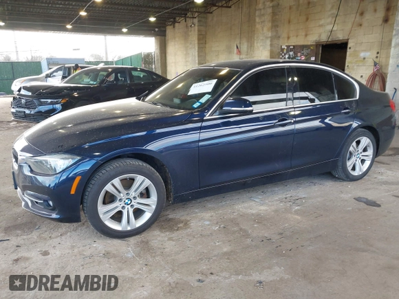 2017 BMW 3 Series 330i xDrive with VIN WBA8D9G51HNU60678, listed as a IAAI auction lot 41262500 with 87,900 mi miles. Bid and sale history available at carsss.com. Image 17.