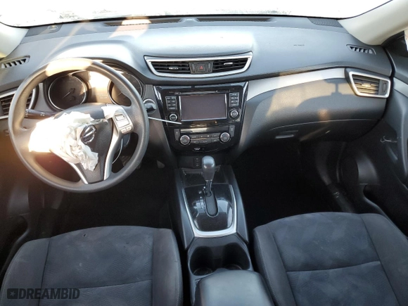 2015 Nissan Rogue SV with VIN KNMAT2MV1FP524299, listed as a Copart auction lot 50050395 with 192,568 mi miles and Salvage Title. Bid and sale history available at carsss.com. Image 8.