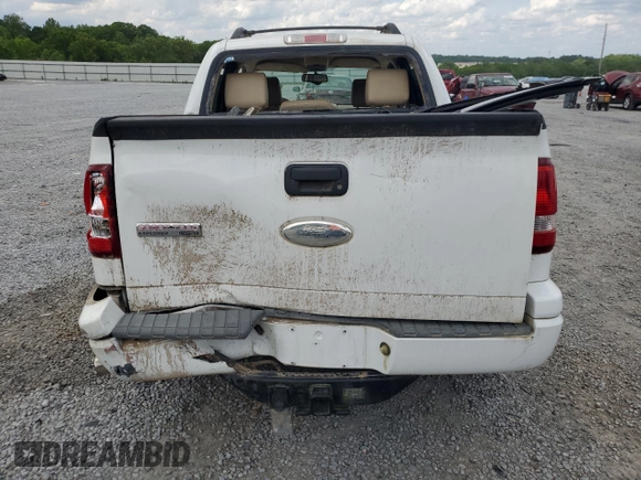 2007 Ford Explorer Sport Trac Limited with VIN 1FMEU33827UA02635, listed as a Copart auction lot 55343155 with 240,339 mi miles and Salvage title. Bid and sale history available at DreamBid. Image 6.