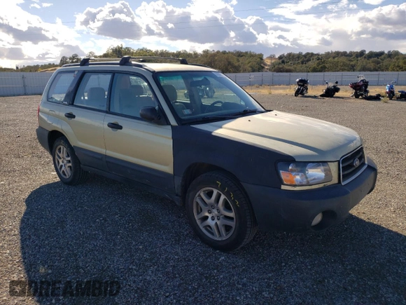 2003 Subaru Forester X with VIN JF1SG63643H749063, listed as a Copart auction lot 77862214 with 155,077 mi miles and Salvage Title. Bid and sale history available at carsss.com. Image 4.