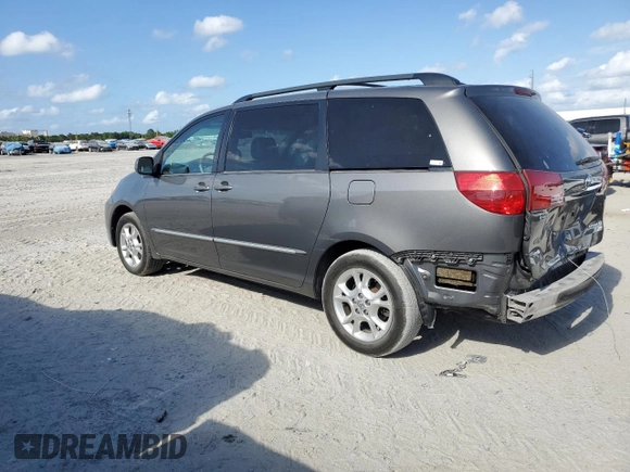 2005 Toyota Sienna XLE with VIN 5TDZA22CX5S274768, listed as a Copart auction lot 55036235 with 167,552 mi miles and Salvage title. Bid and sale history available at DreamBid. Image 2.