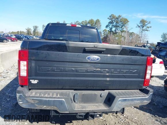 2021 Ford Super Duty F-250 SRW XL with VIN 1FT7W2B61MEE02841, listed as a IAAI auction lot 41454119 with 54,703 mi miles. Bid and sale history available at carsss.com. Image 16.