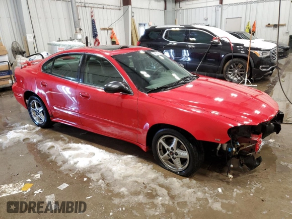 2004 Pontiac Grand Am SE1 with VIN 1G2NF52E44M619598, listed as a Copart auction lot 44922575 with 84,450 mi miles and Non Repairable. Bid and sale history available at carsss.com. Image 4.