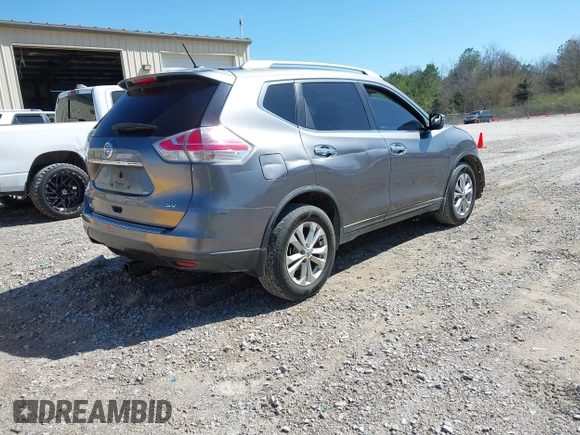 2016 Nissan Rogue SV with VIN KNMAT2MT4GP687643, listed as a IAAI auction lot 41762635 with 98,771 mi miles and . Bid and sale history available at DreamBid. Image 4.