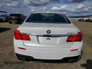2011 BMW 7 Series 740Li with VIN WBAKB4C58BC573888, listed as a Copart auction lot 78736874 with 76,832 mi miles and Salvage Title. Bid and sale history available at DreamBid. Image 6.