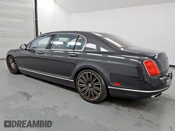 2013 Bentley Flying Spur с VIN SCBBP9ZA4DC081659, выставлен на аукционе Copart как лот 57568525 с пробегом 102 570 миль миль и Чистый • Clean title. История ставок и продаж доступна на DreamBid. Изображение 2.