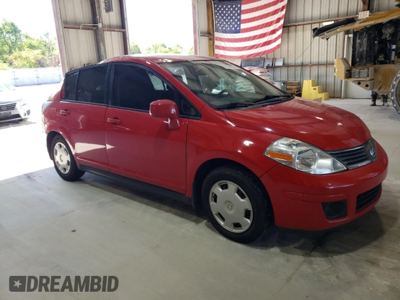 2009 Nissan Versa S with VIN 3N1BC13E39L418195, listed as a Copart auction lot 55244225 with 300,831 mi miles and Salvage title. Bid and sale history available at DreamBid. Image 4.