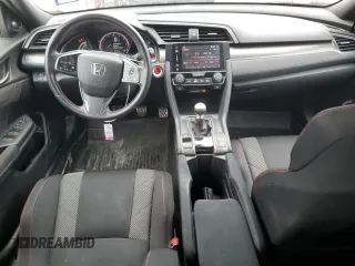 2017 Honda Civic Sedan Si with VIN 2HGFC1E51HH705216, listed as a Copart auction lot 77645594 with 77,086 mi miles and Salvage Title. Bid and sale history available at carsss.com. Image 8.