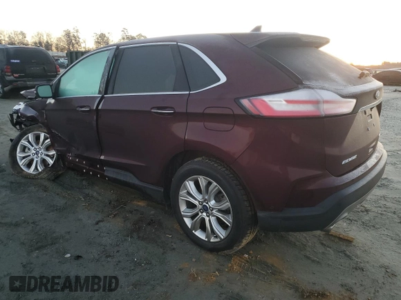 2020 Ford Edge Titanium with VIN 2FMPK4K99LBA66590, listed as a Copart auction lot 84848404 with 72,794 mi miles and Salvage Title. Bid and sale history available at carsss.com. Image 2.