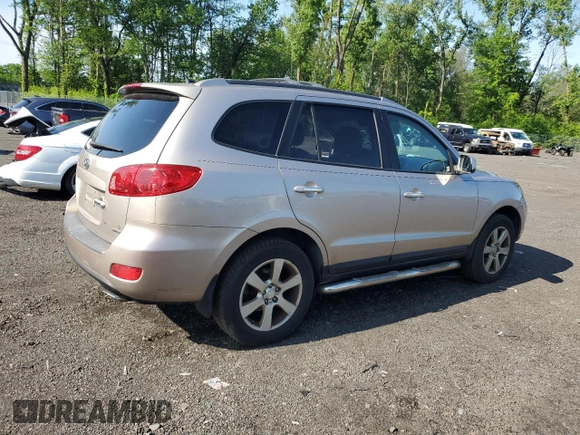 2007 Hyundai Santa Fe SE with VIN 5NMSH13E87H011742, listed as a Copart auction lot 57770685 with 140,047 mi miles and Salvage title. Bid and sale history available at DreamBid. Image 3.