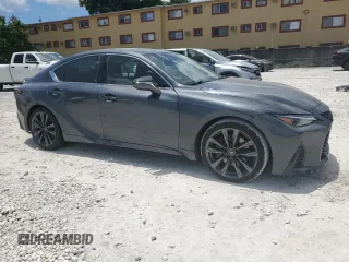 2021 Lexus IS 350 F Sport with VIN JTHGZ1B25M5038646, listed as a Copart auction lot 60291505 with 106,116 mi miles and Non repairable. Bid and sale history available at DreamBid. Image 4.
