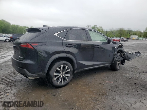 2016 Lexus NX 200t with VIN JTJBARBZ1G2089529, listed as a Copart auction lot 54798925 with 128,629 mi miles and Salvage title. Bid and sale history available at DreamBid. Image 3.