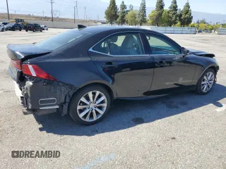 2015 Lexus IS 250 with VIN JTHBF1D23F5044819, listed as a Copart auction lot 61185585 with 183,836 mi miles and Salvage title. Bid and sale history available at DreamBid. Image 3.