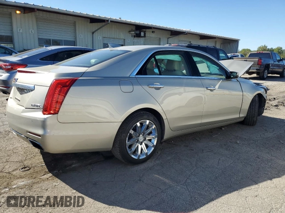 2015 Cadillac CTS Luxury RWD with VIN 1G6AR5SX5F0114623, listed as a Copart auction lot 74151004 with 66,741 mi miles and Salvage Title. Bid and sale history available at DreamBid. Image 3.
