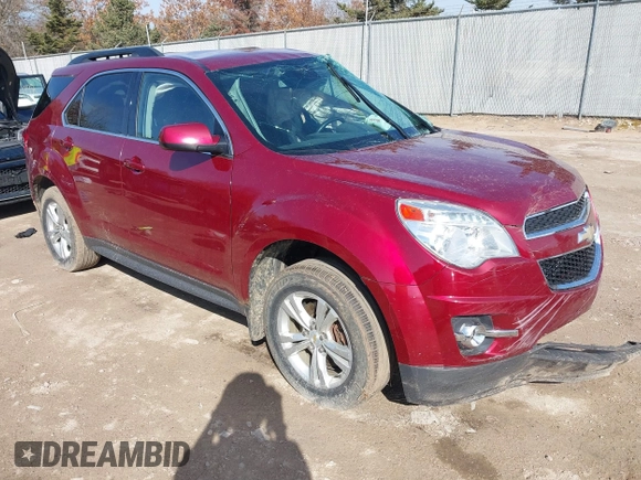 2012 Chevrolet Equinox LT w/2LT with VIN 2GNFLNE50C6337158, listed as a IAAI auction lot 41788220 with 158,668 mi miles. Bid and sale history available at carsss.com. Image 1.