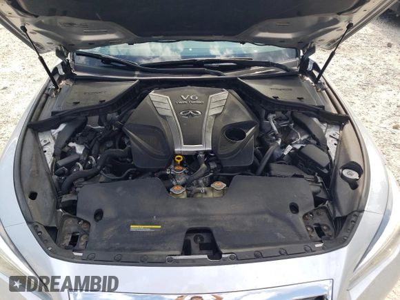 2017 Infiniti Q50 3.0t Sport with VIN JN1EV7AR9HM838872, listed as a Copart auction lot 62666234 with 87,657 mi miles and Non Repairable. Bid and sale history available at carsss.com. Image 11.