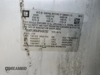 2015 GMC Terrain SLE z VIN 2GKFLVEK4F6436752, wystawiony jako Copart lot #53695535 z przebiegiem 144 038 mil mil oraz Szkoda całkowita • Salvage title. Historia ofert i sprzedaży dostępna na DreamBid. Obrazek 13.