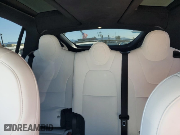 2020 Tesla Model X Long Range with VIN 5YJXCAE26LF270135, listed as a Copart auction lot 49711735 with Not Provided miles and Salvage Title. Bid and sale history available at carsss.com. Image 10.