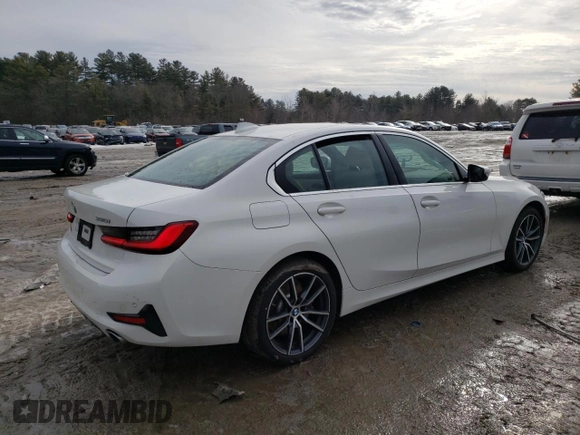 2019 BMW 3 Series 330i xDrive with VIN 3MW5R7J50K8B03200, listed as a Copart auction lot 46158365 with 67,827 mi miles and Salvage Title. Bid and sale history available at DreamBid. Image 3.