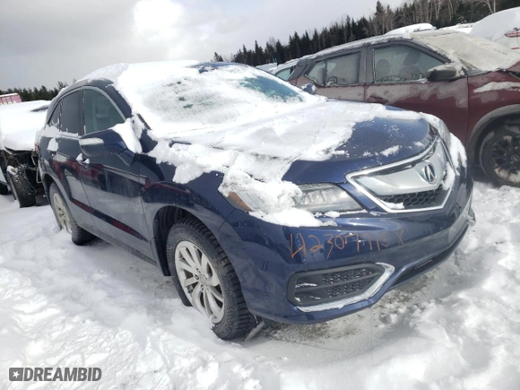 2017 Acura RDX w/Technology Pkg with VIN 5J8TB4H52HL802897, listed as a Copart auction lot 42307715 with 121,305 mi miles and Salvage Title. Bid and sale history available at carsss.com. Image 4.