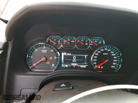2016 Chevrolet Suburban LT with VIN 1GNSKHKC0GR340416, listed as a Copart auction lot 51178395 with 79,588 mi miles and Salvage Title. Bid and sale history available at DreamBid. Image 9.