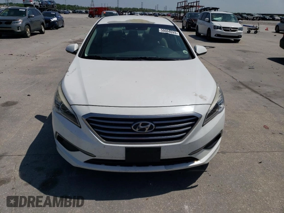 2016 Hyundai Sonata SE with VIN 5NPE24AF8GH366649, listed as a Copart auction lot 66293453 with 95,268 mi miles and Salvage title. Bid and sale history available at DreamBid. Image 5.