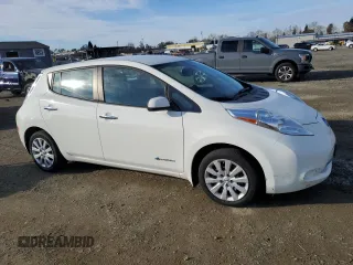 2017 Nissan LEAF S with VIN 1N4BZ0CP4HC309624, listed as a Copart auction lot 87456294 with 46,668 mi miles and Clean Title. Bid and sale history available at carsss.com. Image 4.