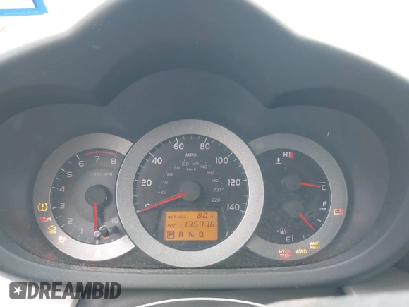 2006 Toyota RAV4 with VIN JTMBD33V865016156, listed as a IAAI auction lot 41998492 with 135,776 mi miles. Bid and sale history available at carsss.com. Image 7.