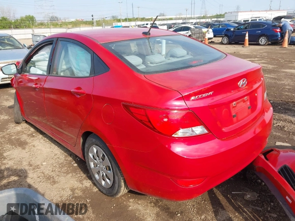 2017 Hyundai Accent SE with VIN KMHCT4AE2HU339316, listed as a IAAI auction lot 42044005 with 1 mi miles. Bid and sale history available at carsss.com. Image 3.
