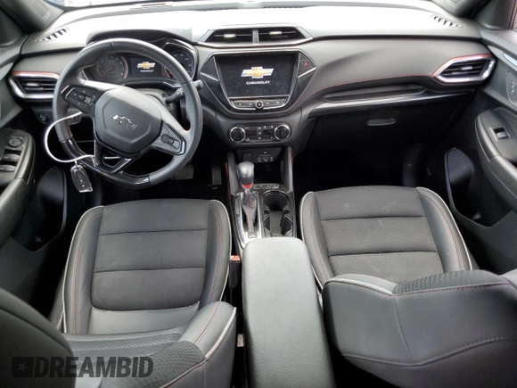 2021 Chevrolet TrailBlazer RS with VIN KL79MTSL3MB157663, listed as a Copart auction lot 55163974 with 24,296 mi miles and Salvage Title. Bid and sale history available at DreamBid. Image 8.