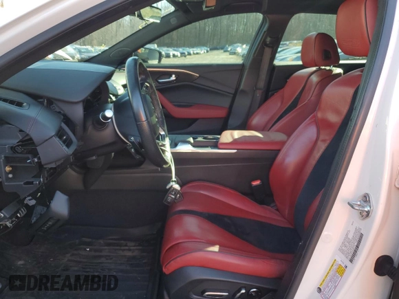 2021 Acura TLX Type S with VIN 19UUB7F07MA001109, listed as a Copart auction lot 85653194 with 0 mi miles and Salvage Title. Bid and sale history available at carsss.com. Image 7.