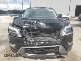 2021 Nissan Armada SV with VIN JN8AY2ACXM9146249, listed as a Copart auction lot 76587094 with 53,812 mi miles and Salvage Title. Bid and sale history available at carsss.com. Image 5.