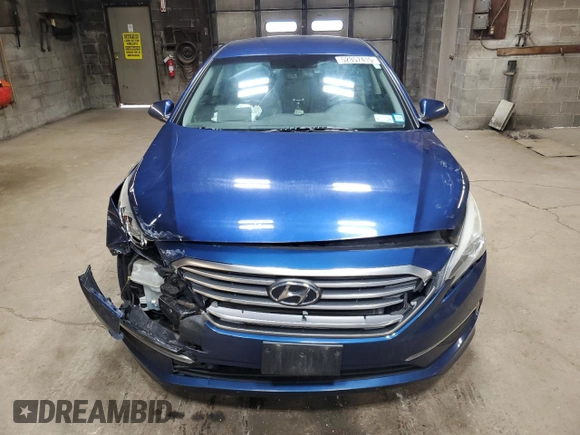 2015 Hyundai Sonata 2.4L SE with VIN 5NPE24AF6FH247707, listed as a Copart auction lot 52357415 with 124,265 mi miles and Salvage Title. Bid and sale history available at carsss.com. Image 5.