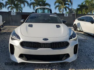 2021 Kia Stinger GT1 with VIN KNAE45LC6M6087917, listed as a Copart auction lot 53020095 with 57,615 mi miles and Salvage Title. Bid and sale history available at carsss.com. Image 5.