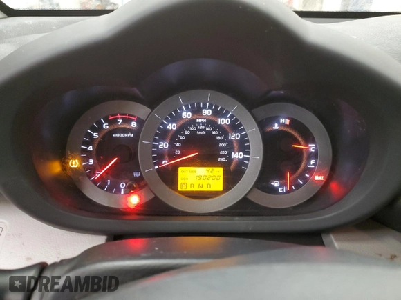 2008 Toyota RAV4 with VIN JTMBK33V186033576, listed as a Copart auction lot 84395884 with 190,200 mi miles and Non Repairable. Bid and sale history available at carsss.com. Image 9.