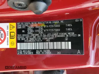 2019 Lexus RX 350 z VIN 2T2ZZMCA5KC136234, wystawiony jako Copart lot #55791455 z przebiegiem 58 001 mil mil oraz Szkoda całkowita • Salvage title. Historia ofert i sprzedaży dostępna na DreamBid. Obrazek 14.