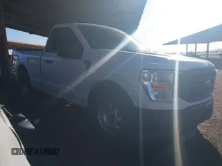 2021 Ford F-150 XL with VIN 1FTMF1CB2MKD73604, listed as a IAAI auction lot 41769461 with 90,423 mi miles and . Bid and sale history available at DreamBid. Image 1.