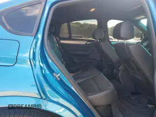 2017 BMW X4 M40i with VIN 5UXXW7C58H0U25599, listed as a Copart auction lot 61489334 with 115,001 mi miles and Salvage Title. Bid and sale history available at carsss.com. Image 10.