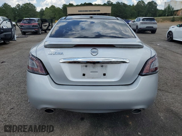 2014 Nissan Maxima S with VIN 1N4AA5AP2EC484162, listed as a Copart auction lot 60760335 with 69,375 mi miles and Salvage title. Bid and sale history available at DreamBid. Image 6.