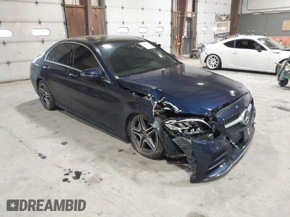 2020 Mercedes-Benz C 300 with VIN WDDWF8EB4LR563818, listed as a IAAI auction lot 41494813 with 72,552 mi miles and . Bid and sale history available at DreamBid. Image 1.