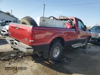 2001 Ford Super Duty F-250 XL with VIN 1FTNF21F11ED51619, listed as a Copart auction lot 77959404 with 342,199 mi miles and Salvage Title. Bid and sale history available at carsss.com. Image 3.