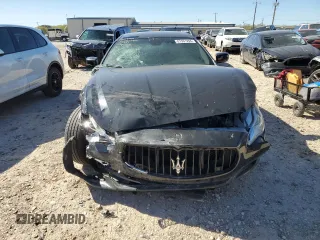 2015 Maserati Quattroporte S Q4 z VIN ZAM56RRA4F1144458, wystawiony jako Copart lot #81561294 z przebiegiem 113 566 mil mil oraz Szkody całkowita. Historia ofert i sprzedaży dostępna na DreamBid. Obrazek 5.