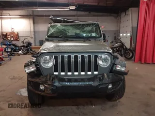 2022 Jeep Wrangler Unlimited Sahara with VIN 1C4HJXENXNW251089, listed as a IAAI auction lot 41728817 with 48,438 mi miles and . Bid and sale history available at DreamBid. Image 12.