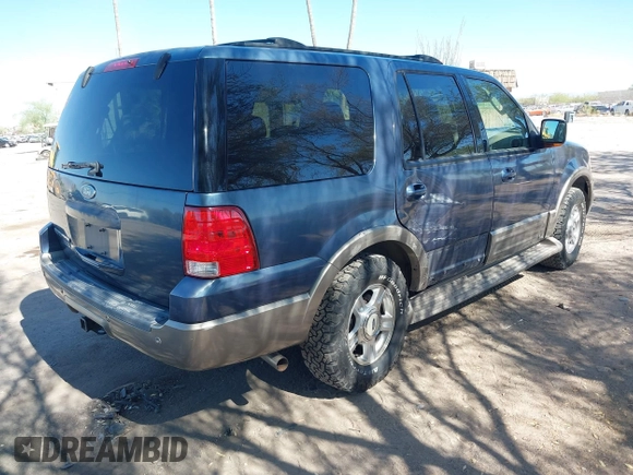 2003 Ford Expedition Eddie Bauer with VIN 1FMFU17LX3LC22998, listed as a IAAI auction lot 42518419 with 161,778 mi miles and . Bid and sale history available at DreamBid. Image 4.