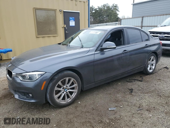 2018 BMW 3 Series 320i with VIN WBA8E1G51JNU90347, listed as a Copart auction lot 48658775 with 126,321 mi miles and Clean Title. Bid and sale history available at carsss.com. Image 1.