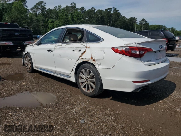2015 Hyundai Sonata Sport with VIN 5NPE34AF8FH081784, listed as a Copart auction lot 58477355 with 216,957 mi miles and Clean title. Bid and sale history available at DreamBid. Image 2.