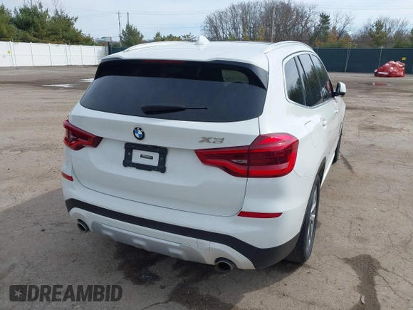 2018 BMW X3 xDrive30i with VIN 5UXTR9C56JLC72536, listed as a IAAI auction lot 41824618 with 125,434 mi miles and . Bid and sale history available at DreamBid. Image 4.