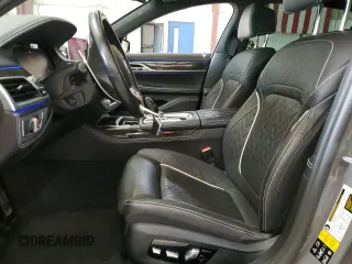 2021 BMW 7 Series 750i xDrive with VIN WBA7U2C0XMCF73616, listed as a Copart auction lot 62939935 with 57,052 mi miles and Salvage title. Bid and sale history available at DreamBid. Image 7.
